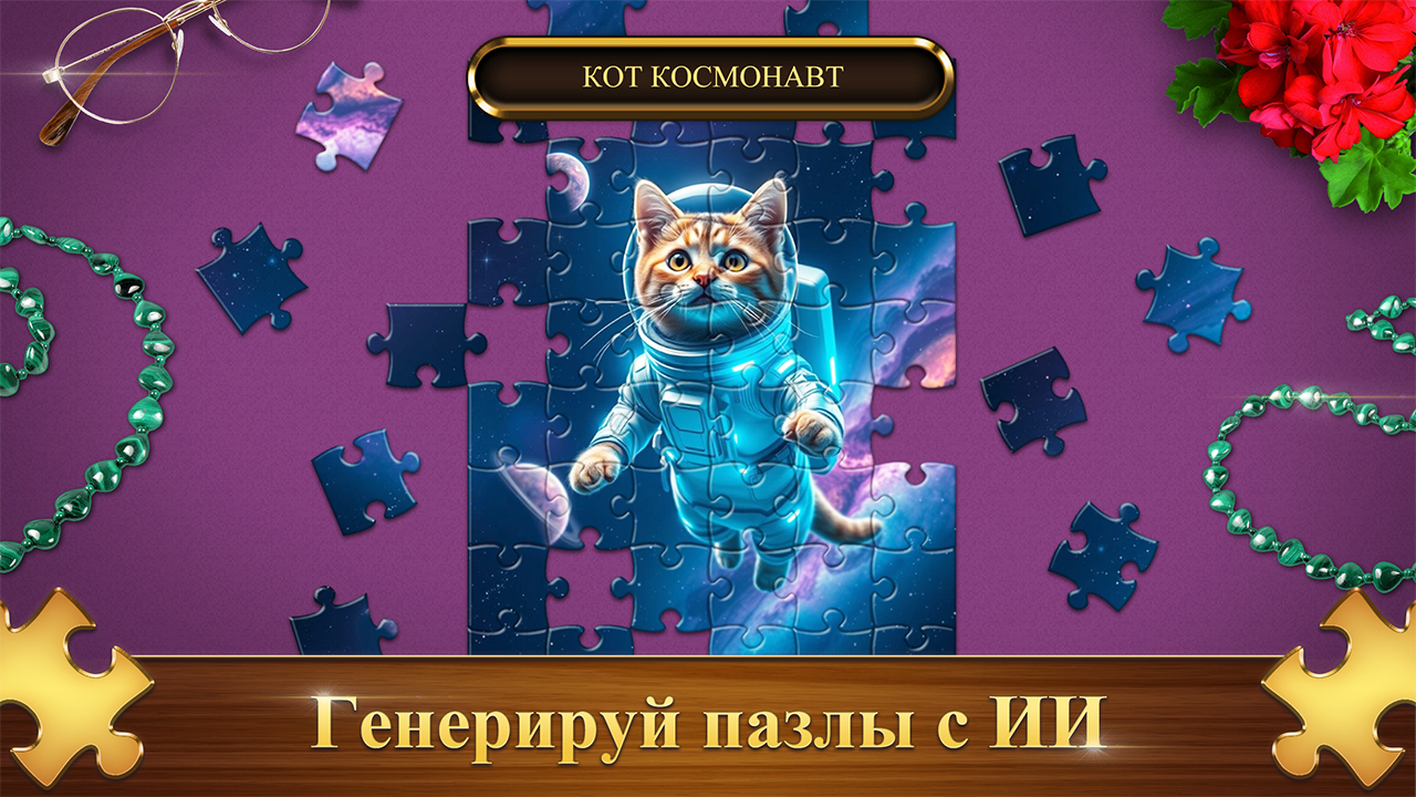 Генерируй пазлы с ИИ